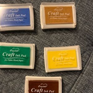 Ink Pads for stamps x 5